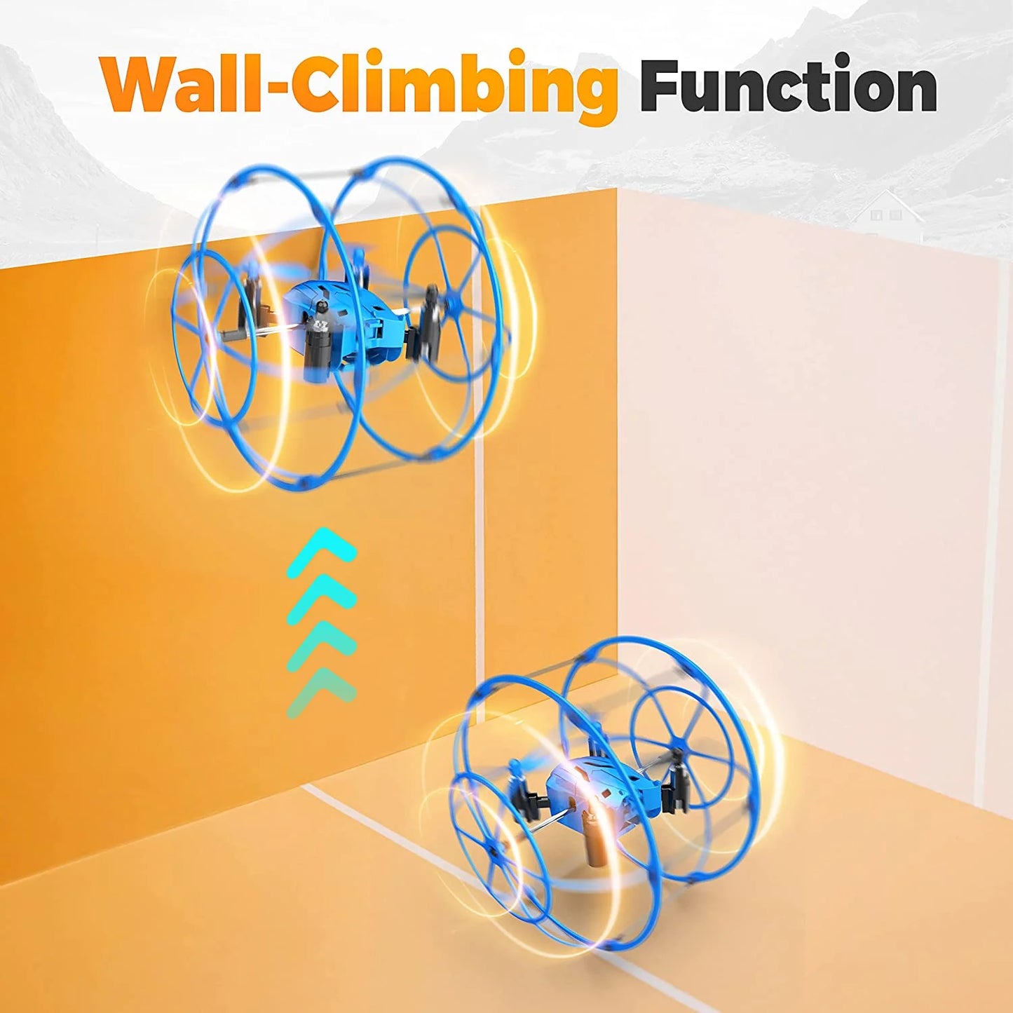 Mini Drone for Beginners with 360° Flips, LED Lights & 2 Batteries, Indoor & Outdoor Flying Toy for Boys and Girls
