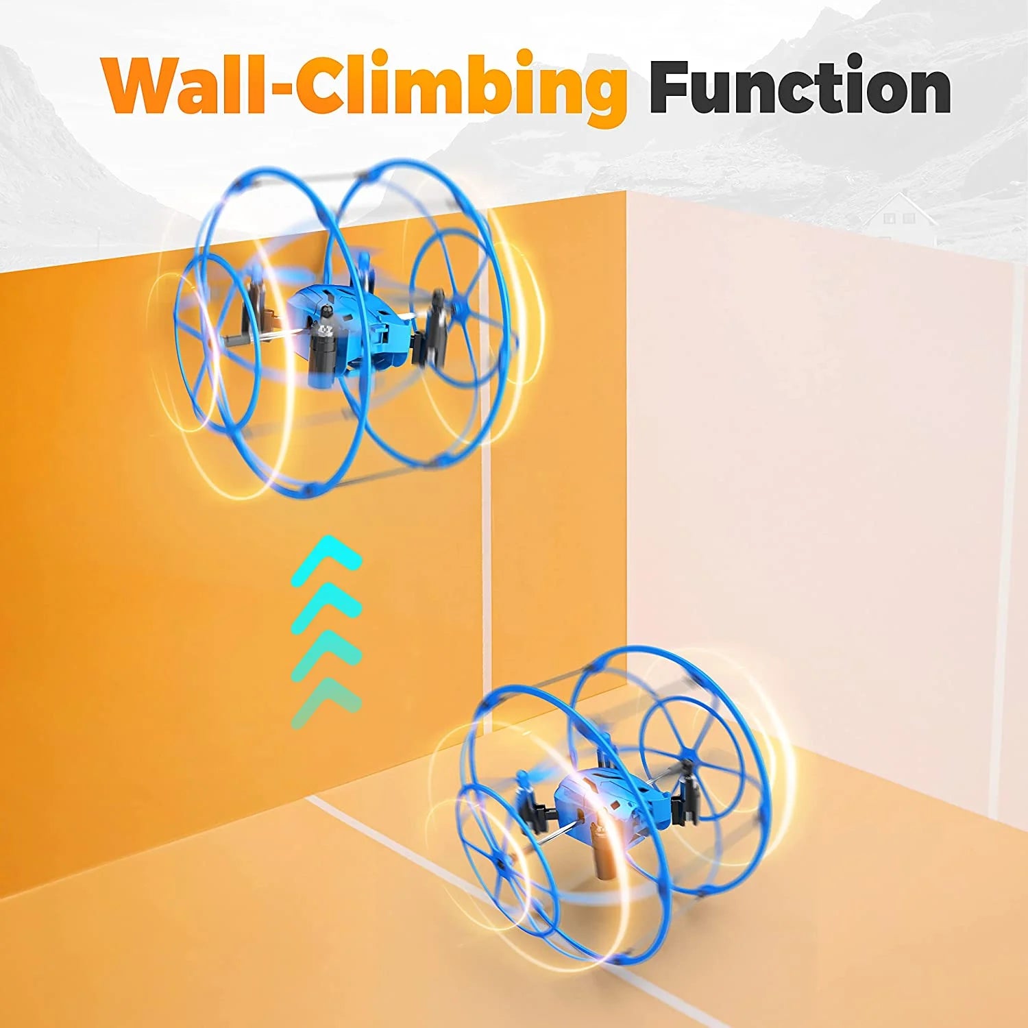 Mini Drone for Beginners with 360° Flips, LED Lights & 2 Batteries, Indoor & Outdoor Flying Toy for Boys and Girls